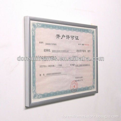 A1 A2 A3 A4 Aluminum Ceritificate Frame